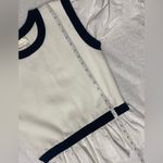 Anthropologie Layered Pop| Sweater Top - White/Black Photo 8