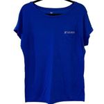Gap  Royal Blue Short Sleeve Embellished Tee Shirt Photo 0