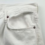 AGOLDE Parker Straight Leg Crop Jeans Finished Hem Milkshake White Size 32 Photo 9