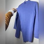 Eileen Fisher Silk Interlock Cascade Jacket - Purple Small Sweater Sz M Photo 5