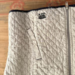 Oleg Cassini Vintage  Tan Quilted Lightweight Vest Photo 2