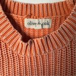 Olive & Oak Peach and white size xs  knitted sweater vest Photo 1