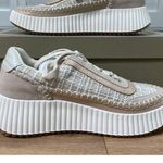 Dolce Vita Dolen Fashion Sneaker Ivory Multi Woven Knit Size 7.5/8 NIB Platforms Photo 7