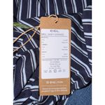 Brand New OGL Women's Size XS NAvy Blue Striped Brami Sleeveless Top Tank Photo 7