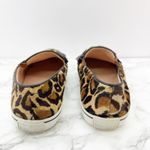 Kate Spade  Flat Slip‎ On Sneakers Real Fur Leopard Print Bow Size 7 Photo 2