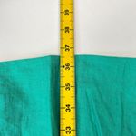 NWOT Boden Linen Aquamarine Green Ruffles Dress Size 4 Knee Length Photo 13
