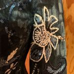 Chico's  embroidered n beaded denim jacket Photo 10