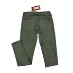 Just USA  - Destroyed Ankle Length Skinny Jeans in Moss Green Photo 3
