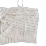 Rachel Zoe  Cropped pin striped sleeveless zipper back top size 6 Photo 1