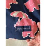 Simply Southern  Women's Navy Tote Bag Pink Elephant Print Casual Photo 4