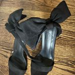 Black heels with bow Size 8 Photo 2