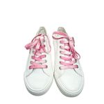 BP Canvas Sneakers Size 6.5 White Pink Lace Up Casual Shoes Photo 1