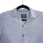 Abercrombie & Fitch Blue Gray Button Down Utility Shirt Photo 1