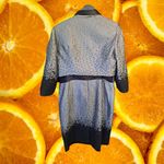 Nischelle 2 Piece Dress Suit with Sleeveless Dress Beaded Flower Top‎ Size 16 Black Photo 11