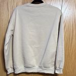 SheIn  Beige Graphic Crewneck Sweater Photo 1