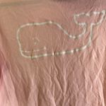 Vineyard Vines Women's Pink Cotton Hoodie Tunic Whale Logo Casual Comfy Photo 9