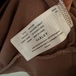 Varley  Davidson Sweatshirt Zip Pinebark Taupe Brown Size Small Photo 4