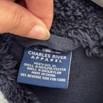 Charles River Apparel  Men's Fleece‎ Newport Vest Full Zip Size XL Navy Blue Gray Photo 4