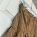 Glam Tan Ruffled Women's Skort Photo 7