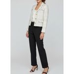 J. McLaughlin  Claudie Plaid Tweed Jacket, Off-White, Medium Photo 2