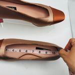 PEDRO GARCIA ELADIA Satin Pumps Colorblock champagne/pink heel size 10 Pink Photo 10