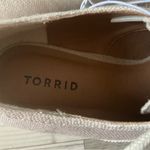 Torrid platform lace up espadrille loafer Oxford shoe x-wide 10 school preppy Photo 10