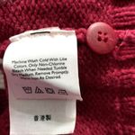 Eddie Bauer Vintage Nordic Red and White Snowflake Cardigan Sweater Size… Photo 9