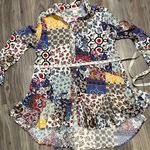 FOR THE REPUBLIC  Colorful Patchwork Blouse Photo 9