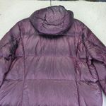 Eddie Bauer Womens Luna Peak Down Parka Coat 550 Fill Hooded Purple Women's XL Photo 7