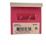 Betsey Johnson  Pink Glitter Rhinestone Cat Drop Earrings Nwt Rare Photo 3