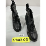 Bethany Mota Womans Ankle Boots Size 8 Black Zip Lace Block Heel Photo 2