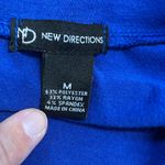 New Directions Royal Blue Sleeveless Blouse Size M Photo 4