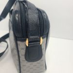 Gucci  Micro Web GG Monogram Crossbody Bag Canvas Navy Gold‎ Vintage Italy Photo 2