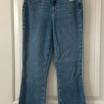 Paige  Femme‎ Jeans High Rise Bootcut Raw Hem Medium Wash Size 25 Photo 0