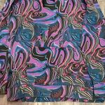 Gymshark  Purple Marbled Shades Print Pullover Hoodie Yoga Workout Sweatshirt M Photo 3