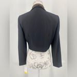 John Roberts cropped suit jacket, blazer, vintage, size‎ 6P Black Photo 3