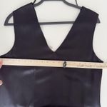 Everlane  Dress Medium The Satin V Neck Maxi Minimalist Quiet Luxury Old Money Photo 9