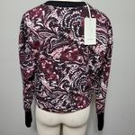 Joie  Caleigh paisley cropped sweatshirt size  small Photo 4