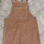 Tinseltown Light Tan Corduroy Overall Mini Dress Sz M Photo 5