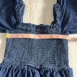 J.Crew  Smocked Puff Sleeve Denim Dress in Chambray Size Small Photo 10