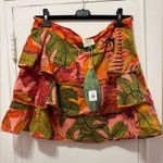 Farm Rio NWT  Summer Dream Layered Mini Skirt, Summer Dream / XL Photo 2