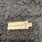 Johnny Was  4 Love & Liberty Small Top Blouse Embroidered Black Boho Short Sleeve Photo 3