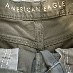 American Eagle  women's size 4 distressed military green shorts Photo 4