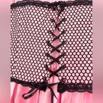 Western Burlesque Brothel Babe Saloon Girl Halloween Costume Pink NEW Large Photo 6