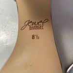 Badgley Mischka Jewel Silver Rhinestone Heels Shoes Size 8.5 Photo 7