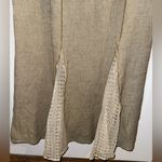 Vintage Spencer Alexis Tank Maxi Silk Blend Mermaid Flair Dress Flax Tan Size 16 Photo 3