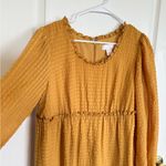 Rachel Parcell  Textured Yellow Tiered Maxi Dress Photo 3