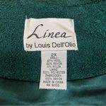 Beautiful Colorful Boho floral embroidered wool coat Green Size 2X Photo 4