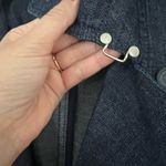 Talbots  Denim Waist Tie Trench Coat Sz 4P Photo 5