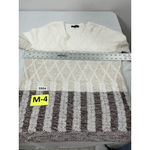 Womans Napa Valley Pullover Long Sleeve Sweater Multicolor Large Side Slits Photo 5